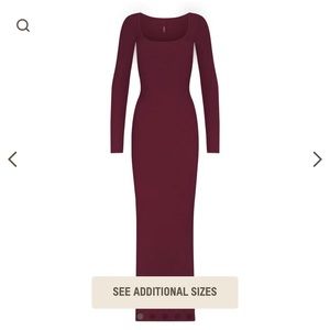 SKIMS SOFT LOUNGE LONG SLEEVE DRESS ( sold out at Nordstrom)